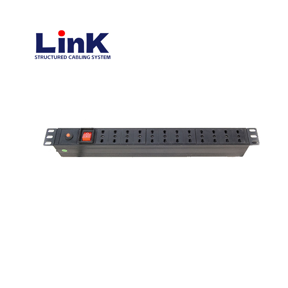 منافذ شبكة مُدارة ذات 8 منافذ PDU مع SNMP و Telnet Dustproof PDU